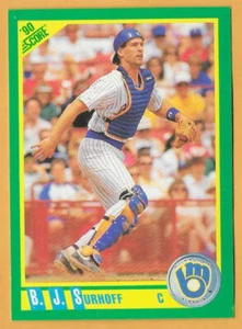 B.J. Surhoff Milwaukee Brewers #74 - puntuación casi nueva-como nueva 1990 - Imagen 1 de 2