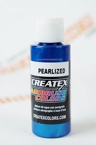 Createx Airbrush Colors 5304 Pearl Blue 2oz. water-based pearlized paint - Picture 1 of 3