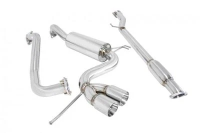 MEGAN TYPE 2 CAT BACK EXHAUST DUAL 3" STAINLESS TIPS FOR 12-UP HYUNDAI VELOSTER Foto 1 de 4