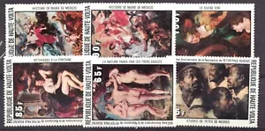 1977 Burkina Faso Sc# 446-51 - Paintings by Peter Paul Rubens. MH Cv$8.35 - Picture 1 of 1