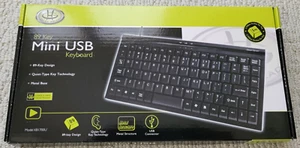 GearHead 89 Key Mini USB Keyboard, New in Box (Seal Broken) - Photo 1/7