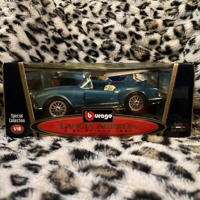 Burago 1:18 Lancia Aurelia 24 Spider 1955 Die Cast Special Collection  - Image 1 of 4