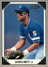 1991 Leaf #335 George Brett Kansas City Royals HOF