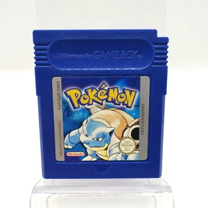 Pokemon Blu Nintendo Game Boy Adesivo Buonissimo e Batteria Nuova Ita Originale - Imagen 1 de 8