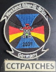 2001 GERMANY WEEKEND BIKER IG BRUHL MOTORCYCLE PATCH - Picture 1 of 2