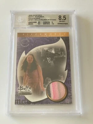2006 Inkworks BUFFY THE VAMPIRE SLAYER Clara Bryant BGS 8.5 Molly Worn PJ Pajama - Image 1 of 4