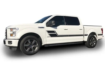 2009-2020 For Ford F150 Decals Dominator Side Hockey Stripes 3M Vinyl Graphics - Image 1 of 4