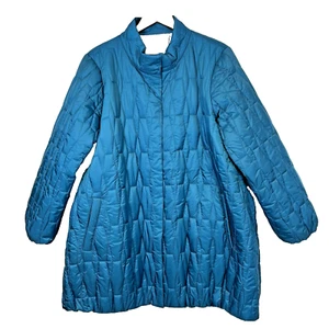 Cappotto Coldwater Creek WanderLite+ Cocoon taglia 1 x puffer confezionabile spazioso accogliente caldo - Foto 1 di 10
