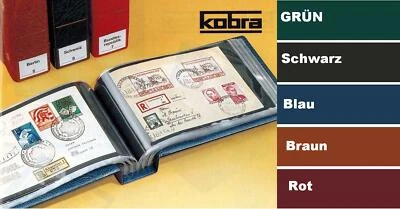 KOBRA-G3-Blau-Universal-Briefealbum-Sammelalbum-Album-190x125-Für-100-Briefe
