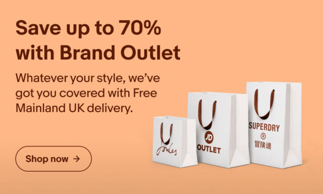Up to 70% off Brand Outlet
