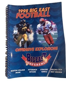 Big East Football Media Guide 1998 Donovan Mcnabb - Imagen 1 de 6