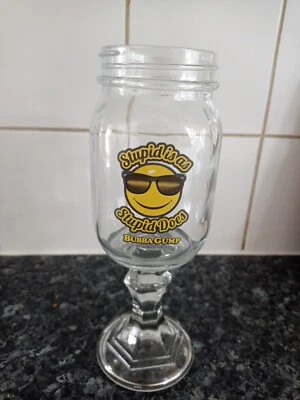 Bubba Gump Shrimp Co. Mason Jar Glass+Bubba Shrimp Orlando Soft Plush VGC - Image 1 of 4