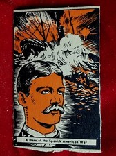 1937 D146 RICHMOND PEARSON HOBSON Spanish American War Donut Corp 30s Strip Card