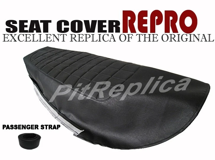 KAWASAKI SEAT SADDLE COVER S1 S2 '72 H2 H2A 1972-1973 W/ STRAP [BVOO] - Image 1 of 4