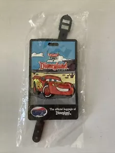 Lightning McQueen 3D Gepäck Ausweis Etikett Disneyland Resort Cars Land California *NEU* - Bild 1 von 2