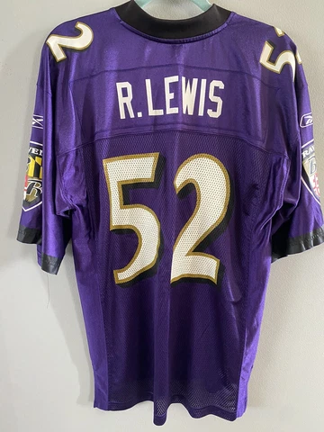 Reebok NFL Baltimore Ravens Ray Lewis Jersey Size Men’s Medium Cover