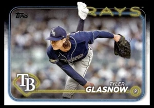 2024 Topps Series 1 Base 89 Tyler Glasnow, Tampa Bay Rays - Picture 1 of 2