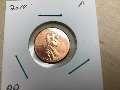 2014 Lincoln P Penny Double Die Obverse - Image 1 of 4