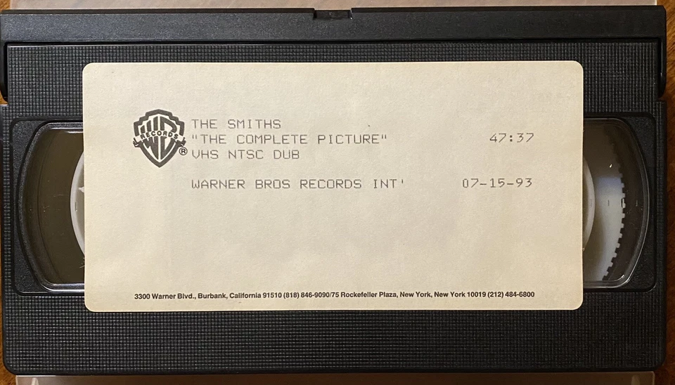 Die SMITHS Das Komplette Bild 1993 US Warner Bros. Interne PROMO VIDEO VHS - Bild 1 von 1