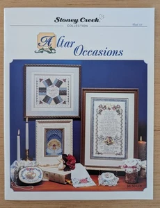 Altar Occasions by Stoney Creek Book 172 Christian Cross Stitch Pattern Booklet - Picture 1 of 3