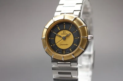 Reloj Omega Seamaster Dinámico "CASI COMO NUEVO" Fecha Cuarzo Mujer JAPÓN Foto 1 de 4