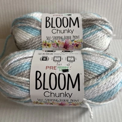 Premier Bloom Chunky Yarn- Bluebell - 2 包相同染料套装 #6633 — 第 1/4 张图片