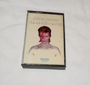 David Bowie Aladdin Sane (1973) Cassette Untested - Picture 1 of 6