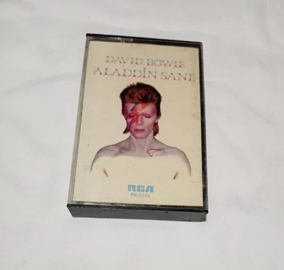 David Bowie Aladdin Sane (1973) Cassette Untested - Image 1 of 4