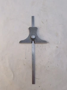 Vintage Brown And Sharpe No. 615  6" Depth Gage Scale Rule - Picture 1 of 7