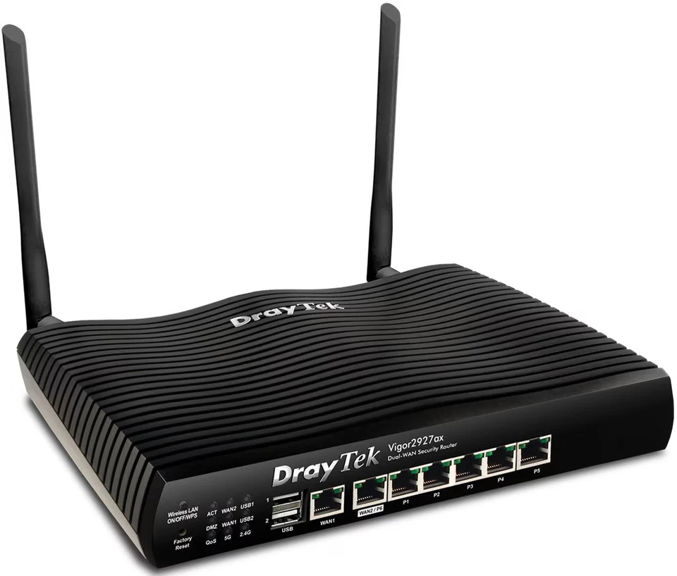 DrayTek Vigor 2927ax VPN Router, DualWAN (V2927ax-DE-AT-CH) - Bild 1 von 1
