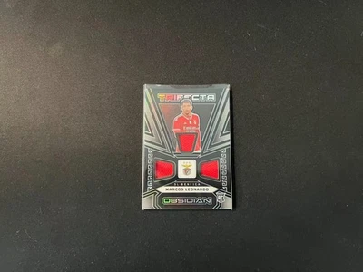 2023-24 Panini Obsidian Soccer Trifecta Material #32 Marcos Leonardo 122/199 RC - Image 1 of 2