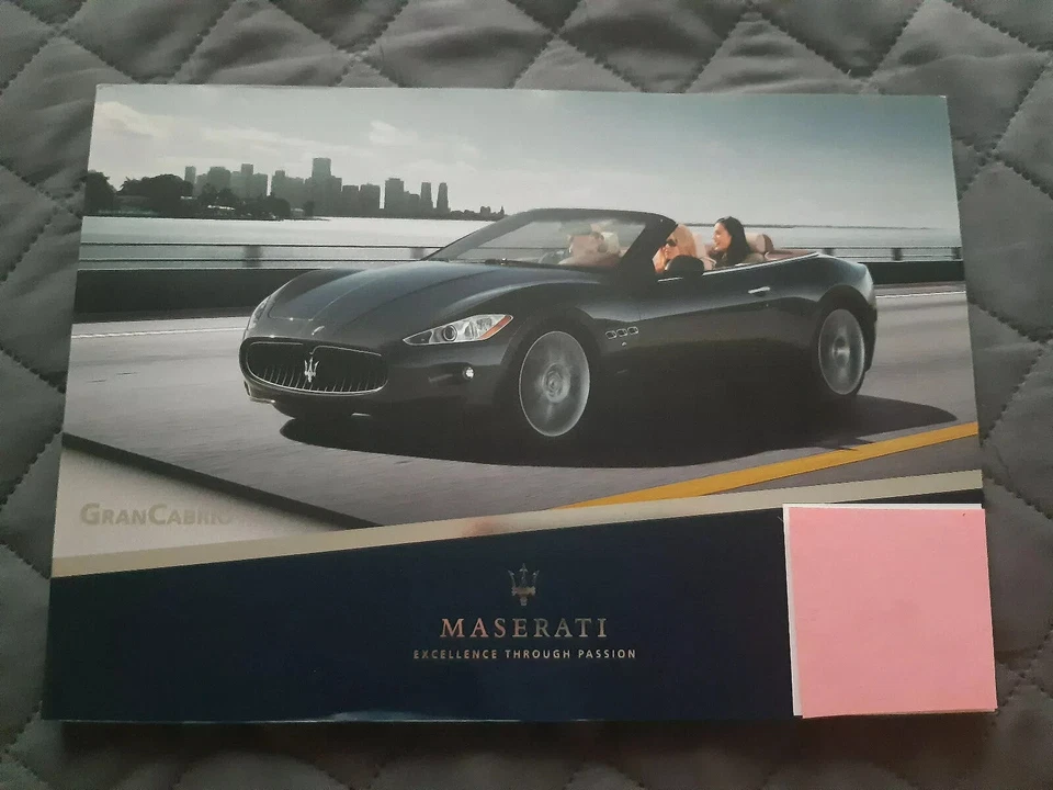 Folleto Folleto Maserati Gran Cabrio GRANCABRIO ESPAÑOL 78 páginas Español Foto 1 de 1