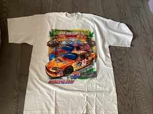 UAW-Daimler Chrysler NASCAR Racing Vintage White T Shirt - Picture 1 of 2