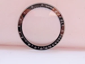 Omega Vidrio Mineral TN5257 TA con Taquímetro Speedsonic 188.0001 Omega 125 34mm - Imagen 1 de 7