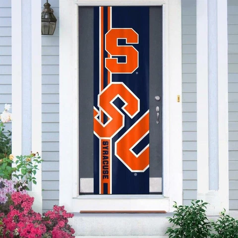 Licensed NCAA Syracuse Orange Door Banners  Indoors/Outdoors Cover