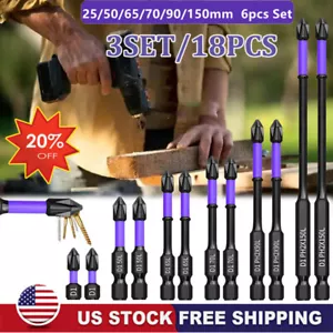 3SET High-Magnetic Screwdriver Drill Bit,Strong Magnetic Durability Drill Bit US - Picture 1 of 23