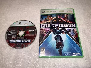 Crackdown (Microsoft Xbox 360, 2007) Game in Case Excellent! - Picture 1 of 4