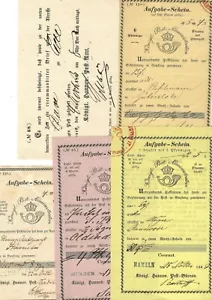 Billetes de tarea KR Hannover, Reco - Billete de 1840 - 1865 SELECCIÓN (S3 - Imagen 1 de 25