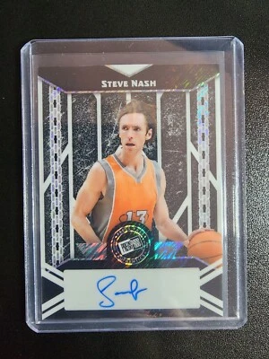 STEVE NASH 2024 Leaf Collective SILVER SHIMMER AUTO #1/2 PHOENIX SUNS - Image 1 of 2