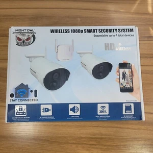 Night Owl’s 4 Channel 1080p HD Video Security System CL-WG416-2OU Open Box  - Picture 1 of 9