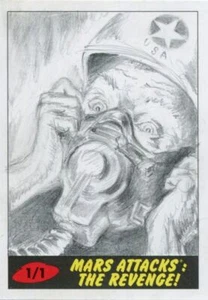 Tarjeta de boceto de Mars Attacks The Revenge [2017] de John Brewer - Imagen 1 de 1
