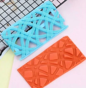 Basket Weave Cake Embosser Stamps Cake Decorating Fondant Icing Pastries Cookies - Picture 1 of 8