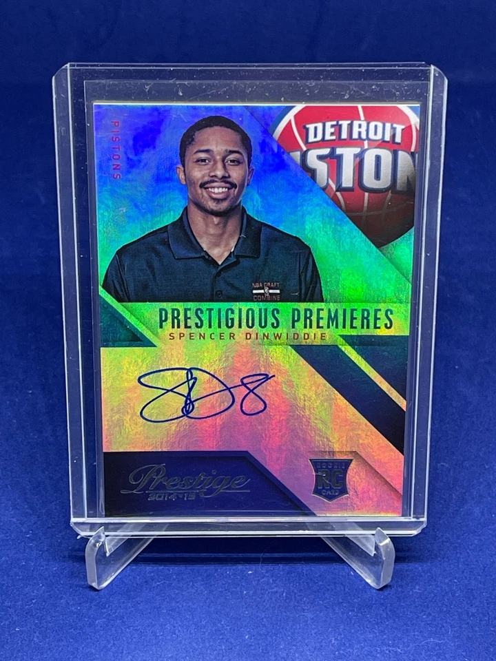 SPENCER DINWIDDIE 2014-15 PANINI PRESTIGE PRESTIGOUS PREMIERES ON CARD AUTO RC - Image 1 of 1