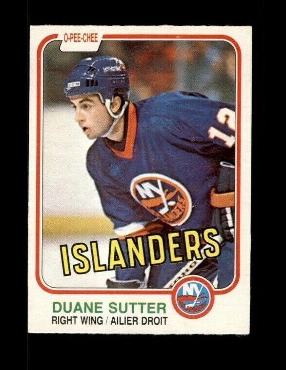 1981-82 O-Pee-Chee #211 Duane Sutter RC NRMT (ref 121774) - Image 1 of 2
