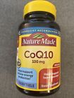 New Nature Made CoQ10 100mg - 120 Liquid Soft-gels Exp Date:11/2023+