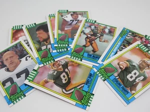 Lotto 18 carte Green Bay Packers tra cui Sterling Sharpe Topps 1990 NFL Football - Foto 1 di 14