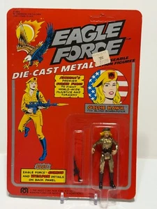 1981 EAGLE FORCE MEGO CORP. GOLDIE HAWK Die-cast Action Figure UNPUNCHED - Picture 1 of 2
