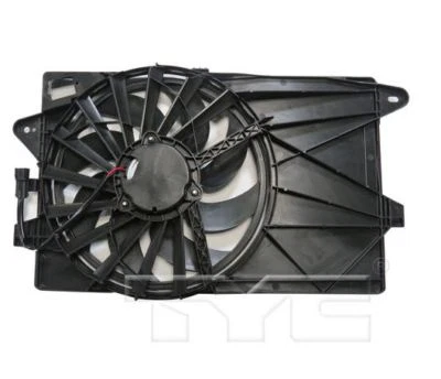 Conjunto de ventilador Rad&Cond TYC 624010 para modelos Fiat 500 Type 2 2012-2017 - Imagem 1 de 4