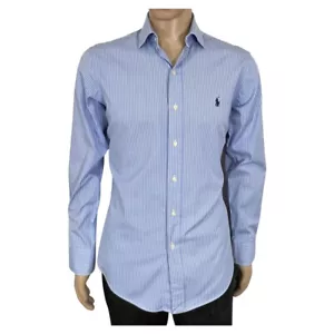 Camisa Ralph Lauren Talla M 151/2 39 Para Hombre Corte Corte L/Manga 100% Algodón - Imagen 1 de 8