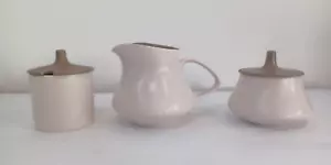 Poole Pottery Milk Jug , Sugar Bowl & Pot Set - Used - Good Condition B59 B437 - Picture 1 of 14